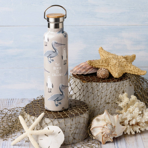 The Beach Is Calling Insulated Bottle