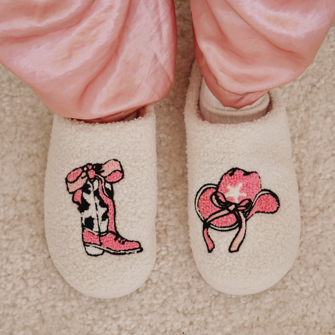 Cozy Cowgirl Slippers [Howdy]