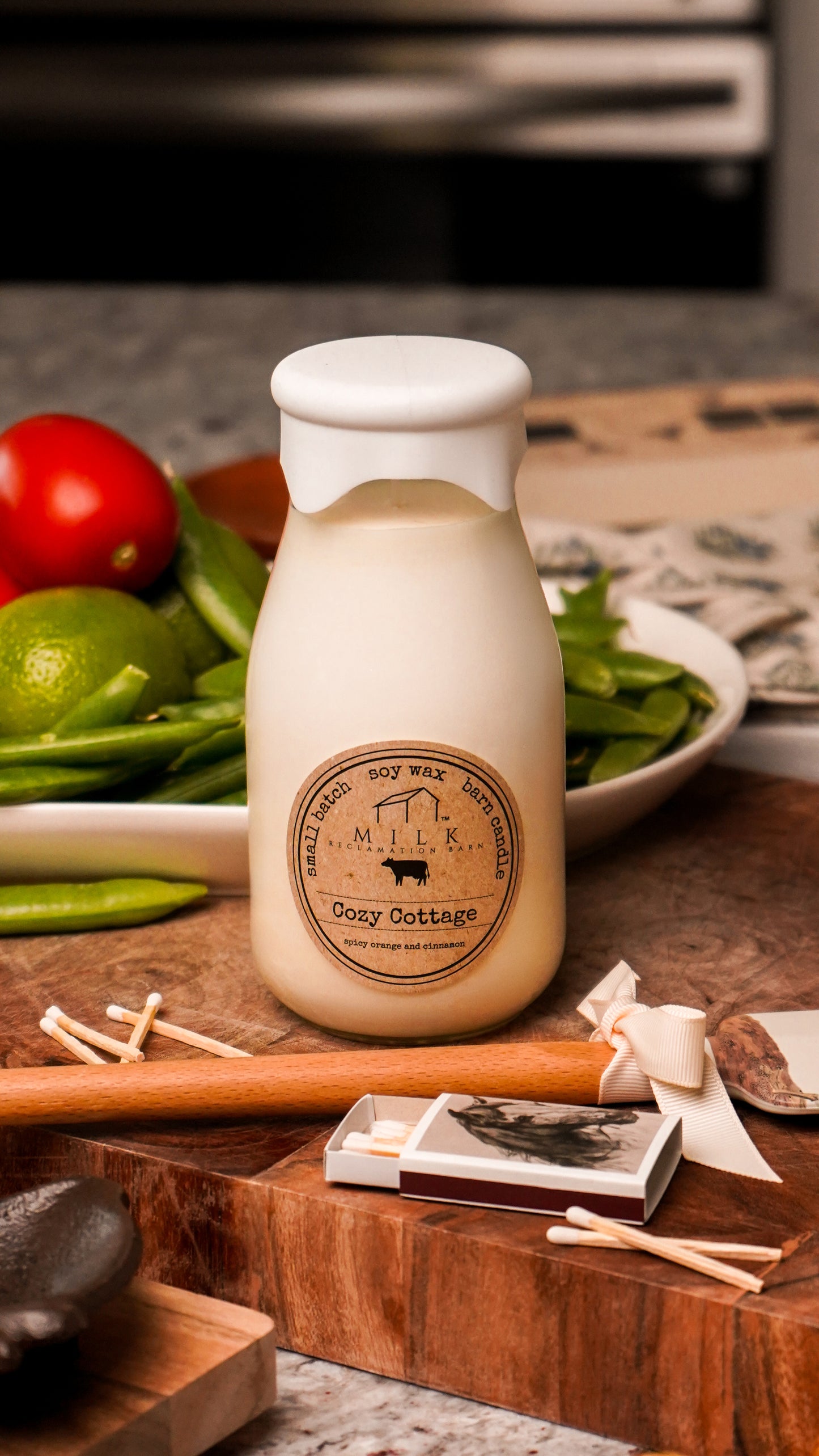 Cozy Cottage | Soy Milk Bottle Candle