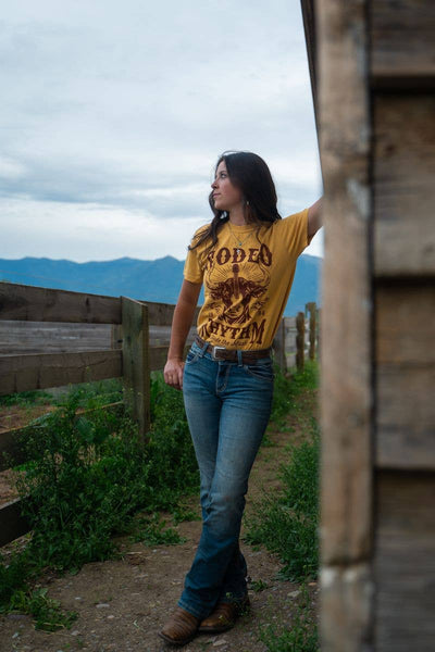 Rodeo Rhythm Unisex Tee [Mustard]