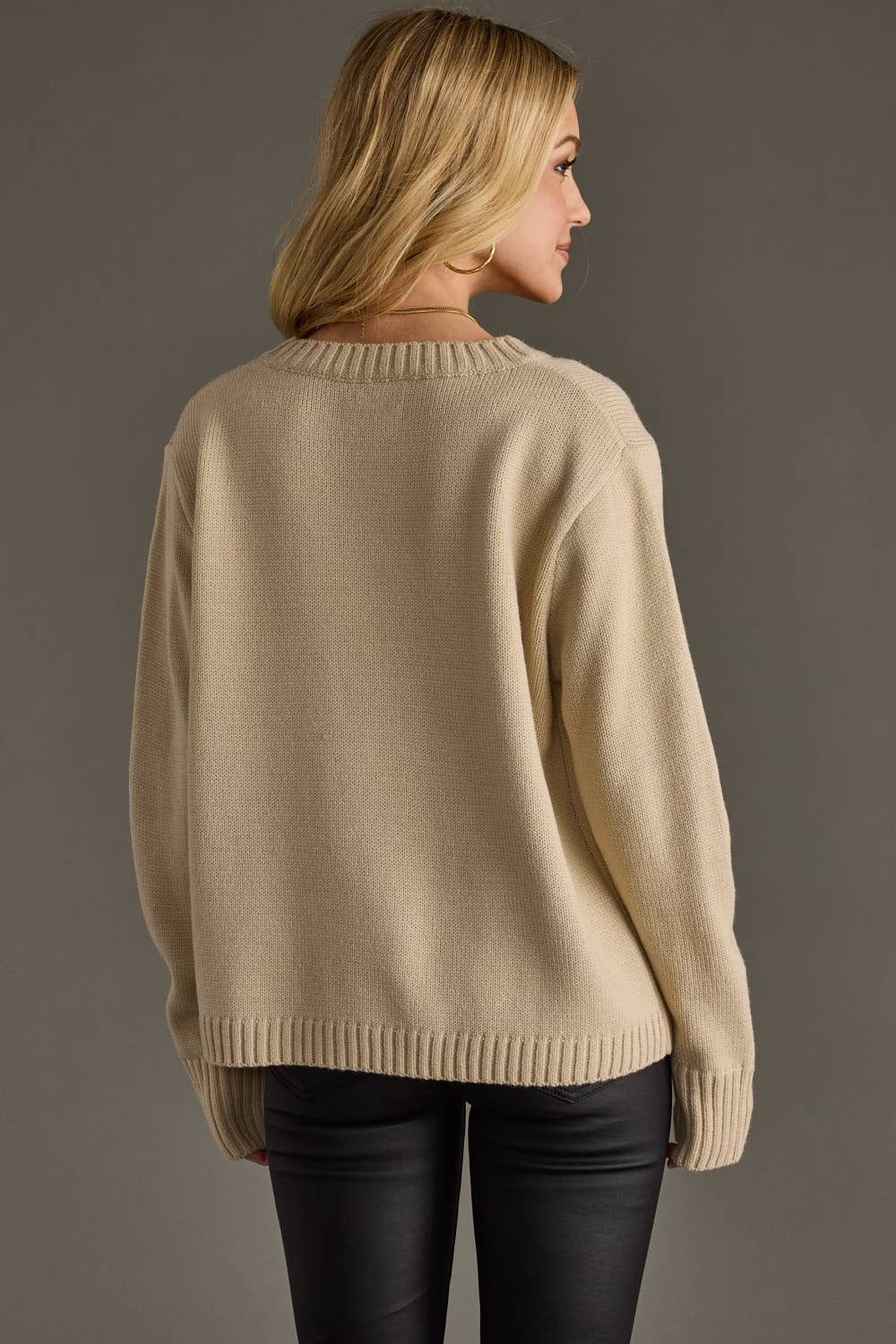 Whiskey Weather Sweater [Lt. Tan]