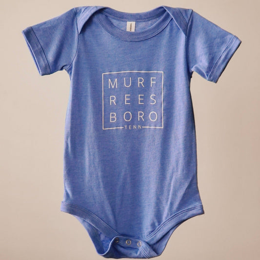 Murfreesboro Square© Baby Onesie [Blue]