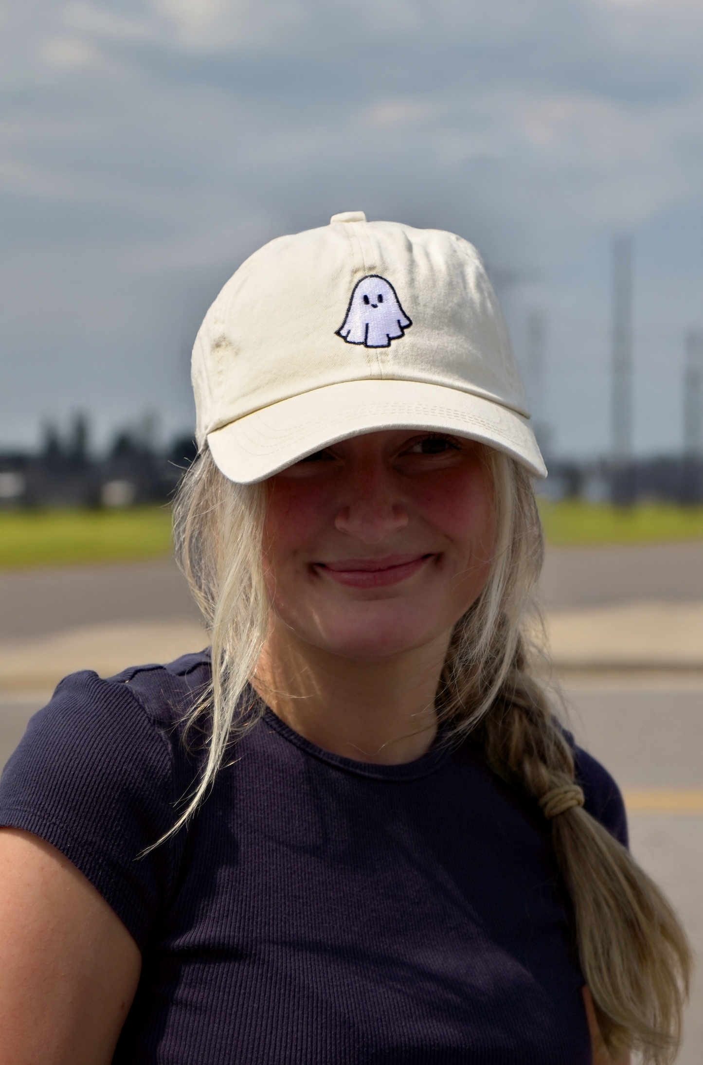Ghost Baseball Cap [Beige]