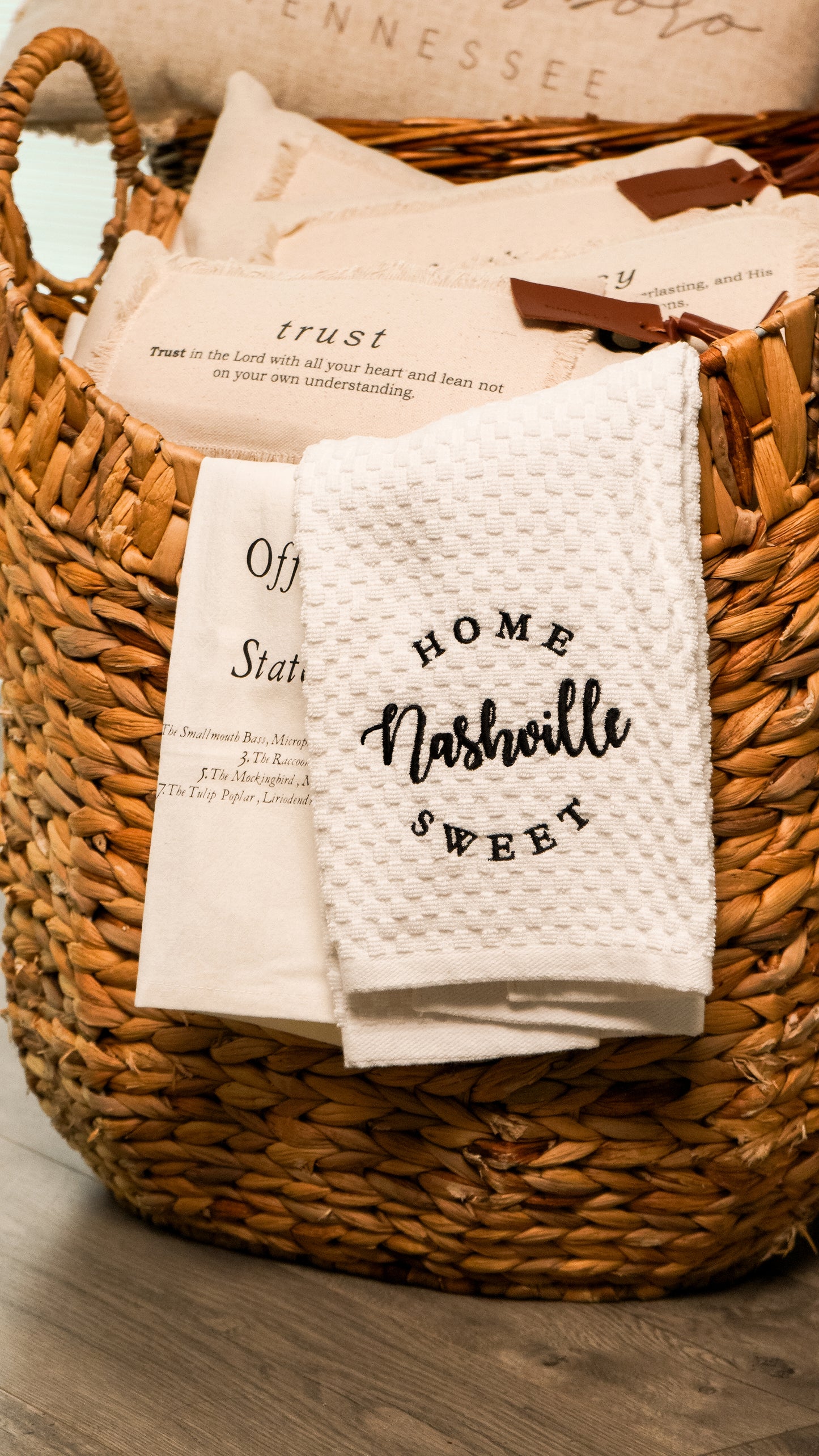 Home Sweet Nashville Tea Towel | Waffle Kitchen Towel