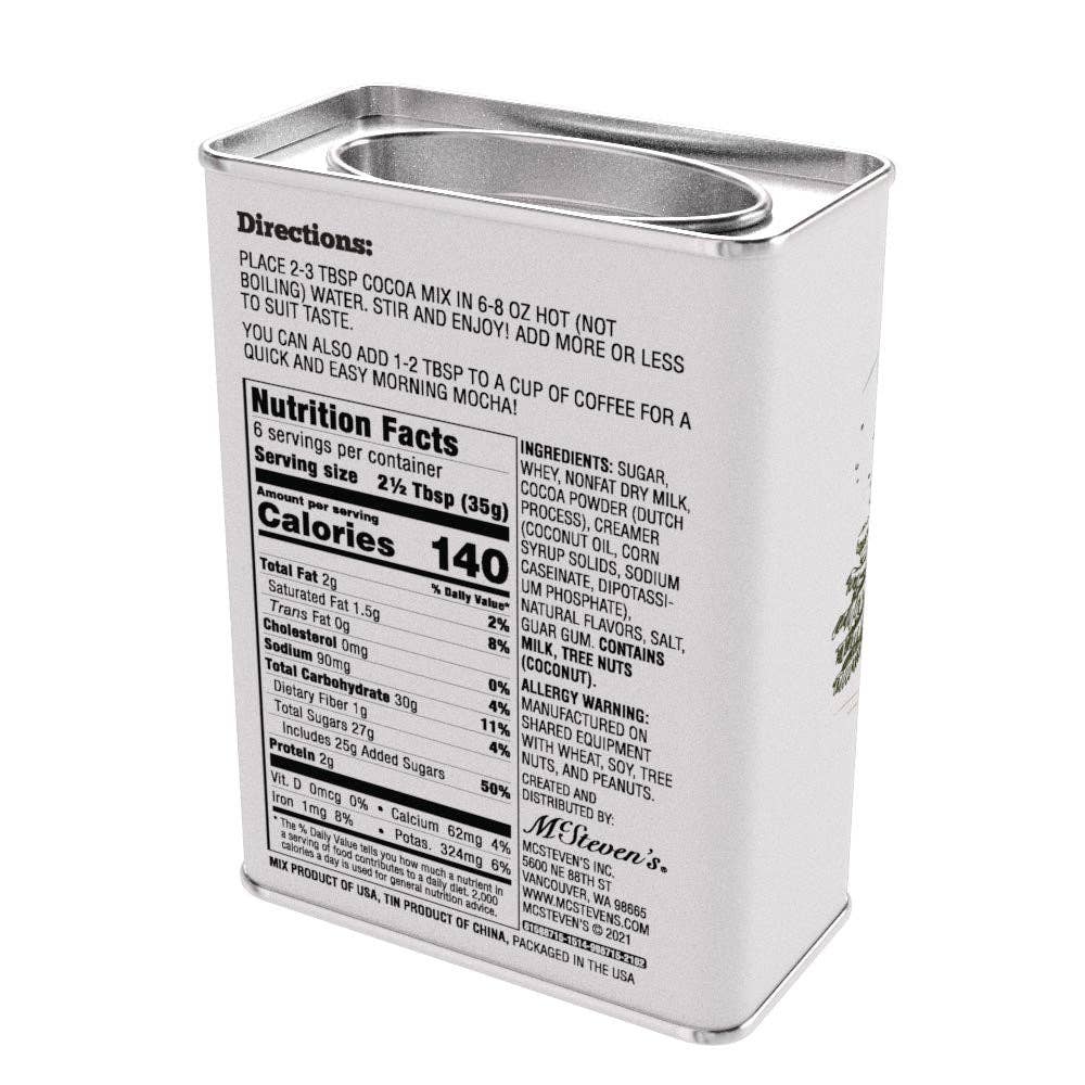 Winter Wonderland Red Truck Chocolate Cocoa (8oz Tins)