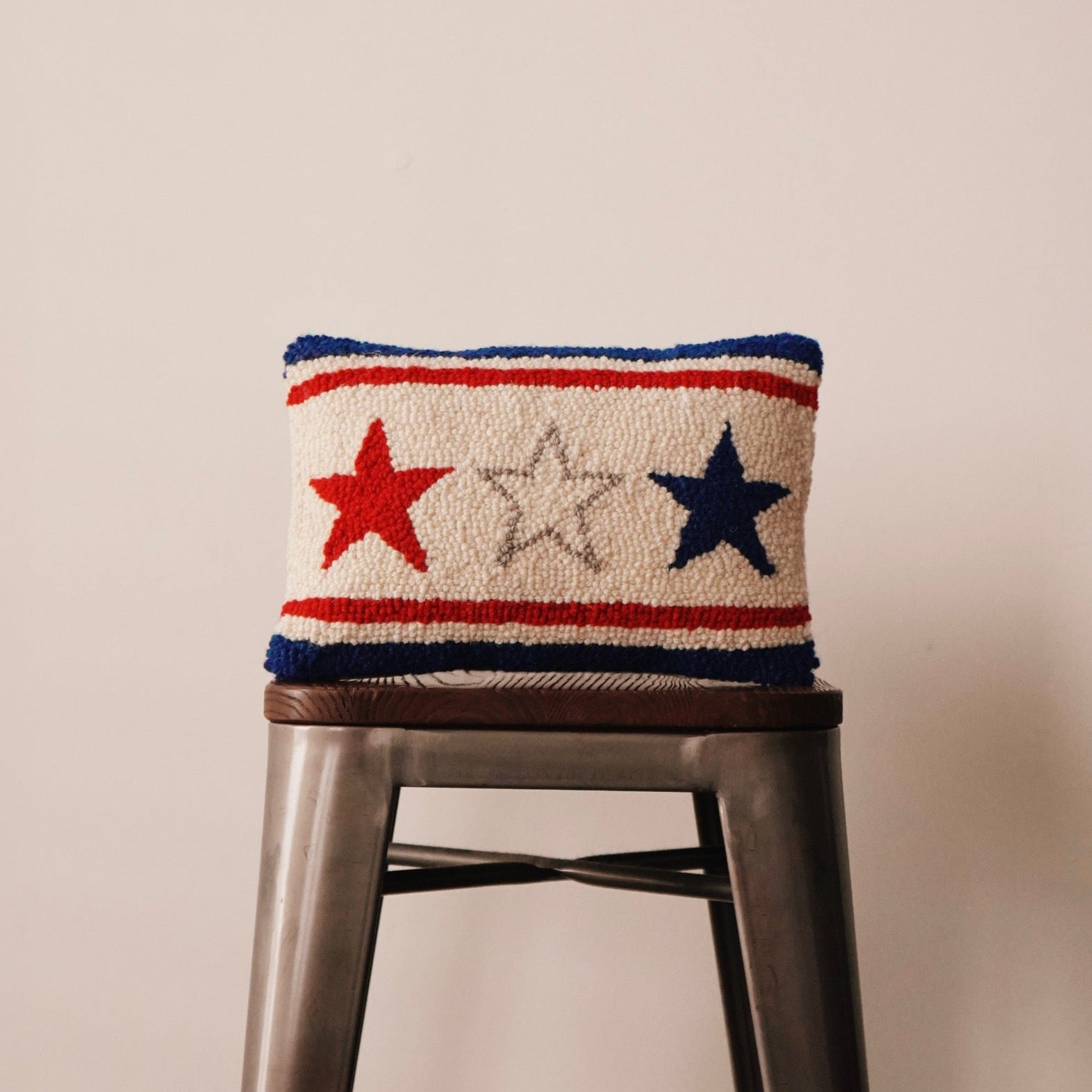 Americana Stars USA Hook Pillow