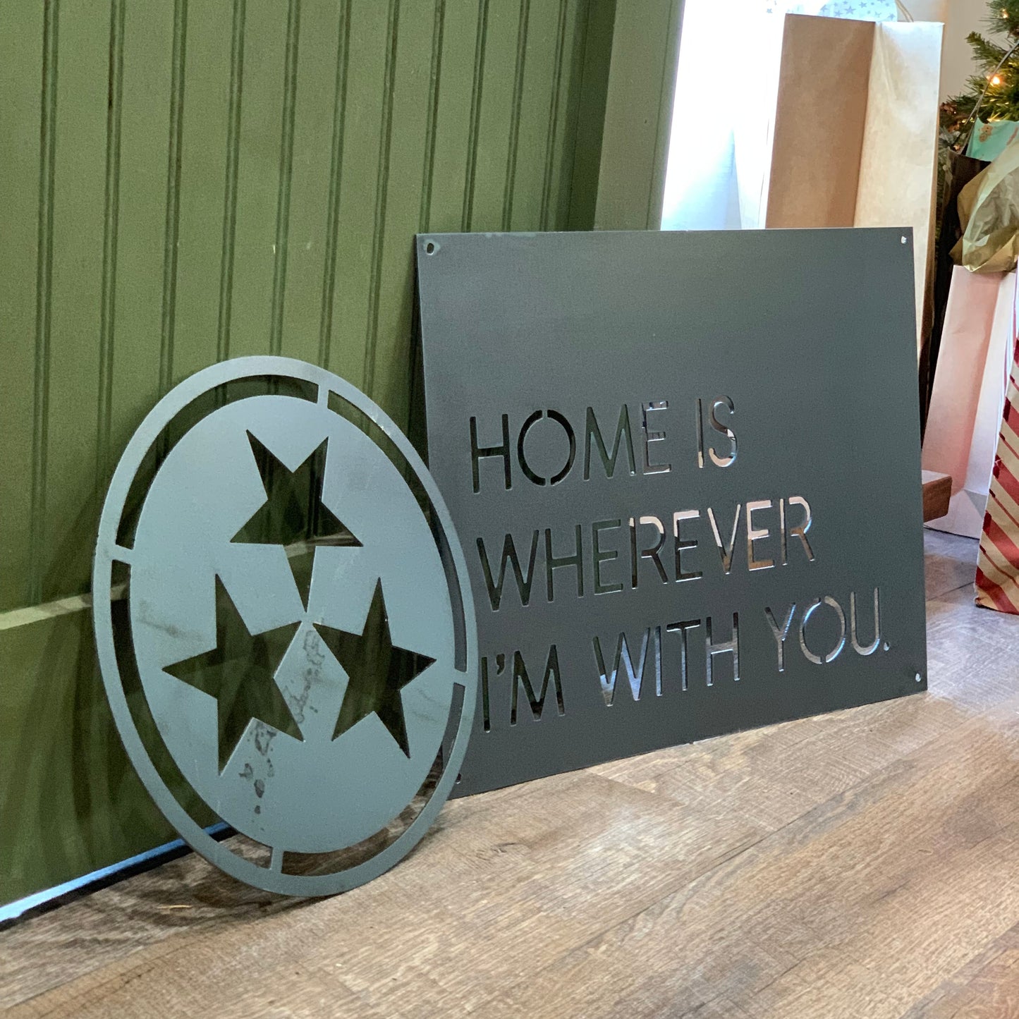 Rustic Tennessee Tristar Metal Wall Art