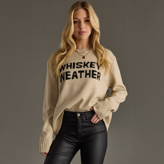 Whiskey Weather Sweater [Lt. Tan]