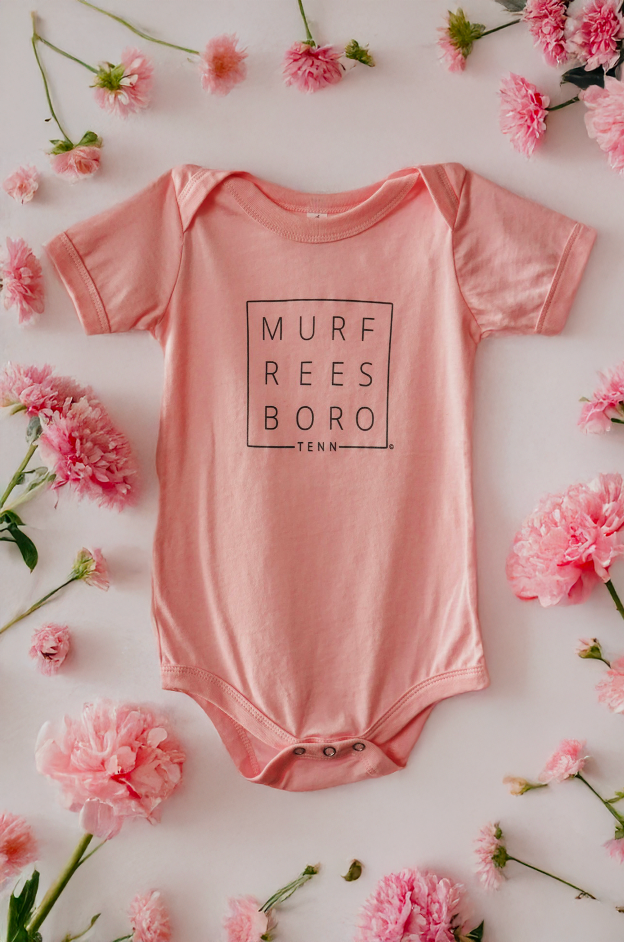 Murfreesboro Square© Baby Onesie [Pink]