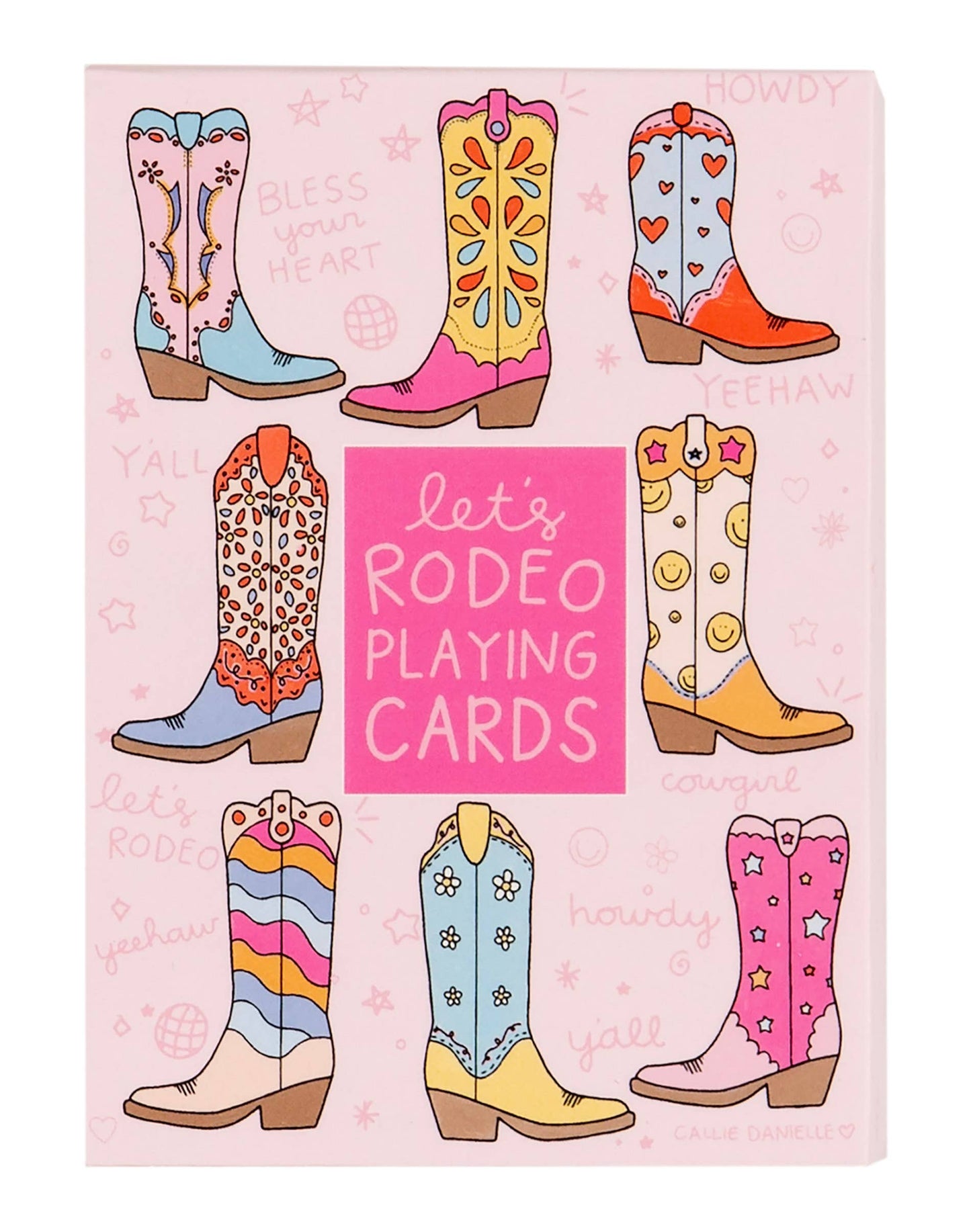 Cowgirl Boots Playing Cards