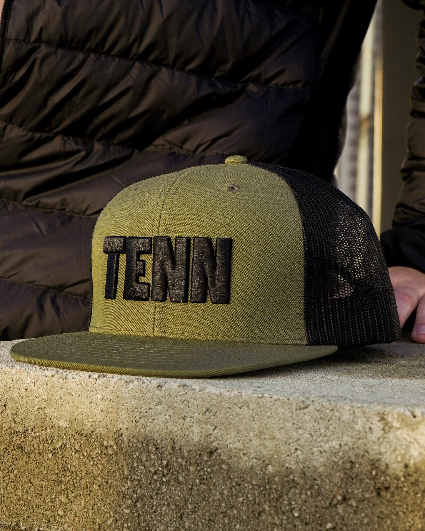 Tenn 3D Flatbill Trucker [Loden/Black]