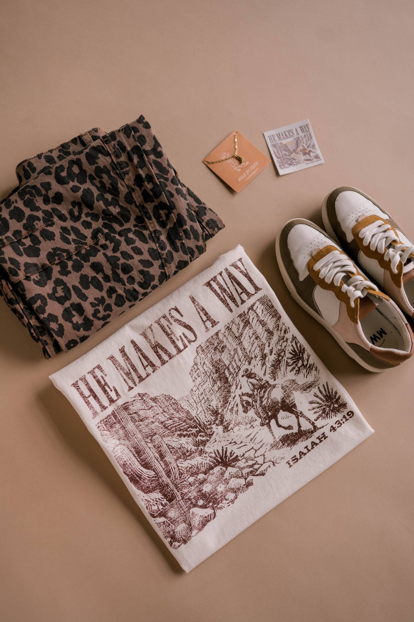 He Makes A Way Faith Tee [Ivory]