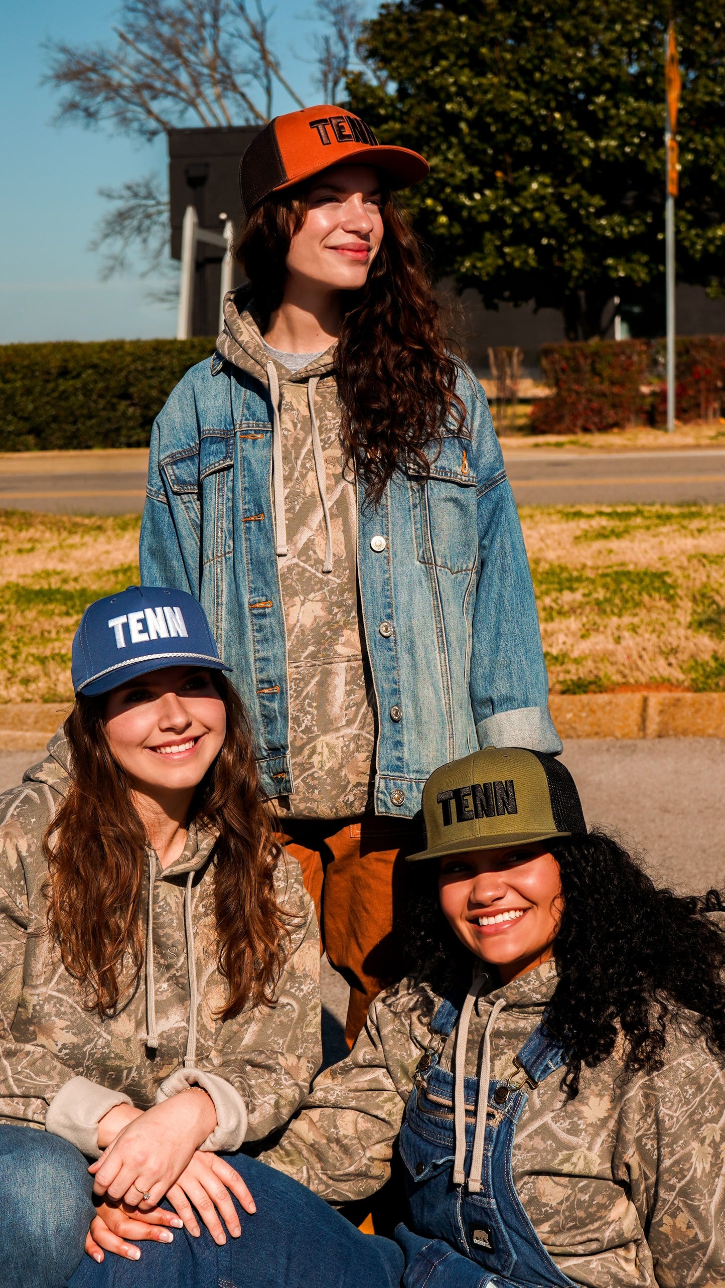 Tenn 3D Flatbill Trucker [Loden/Black]