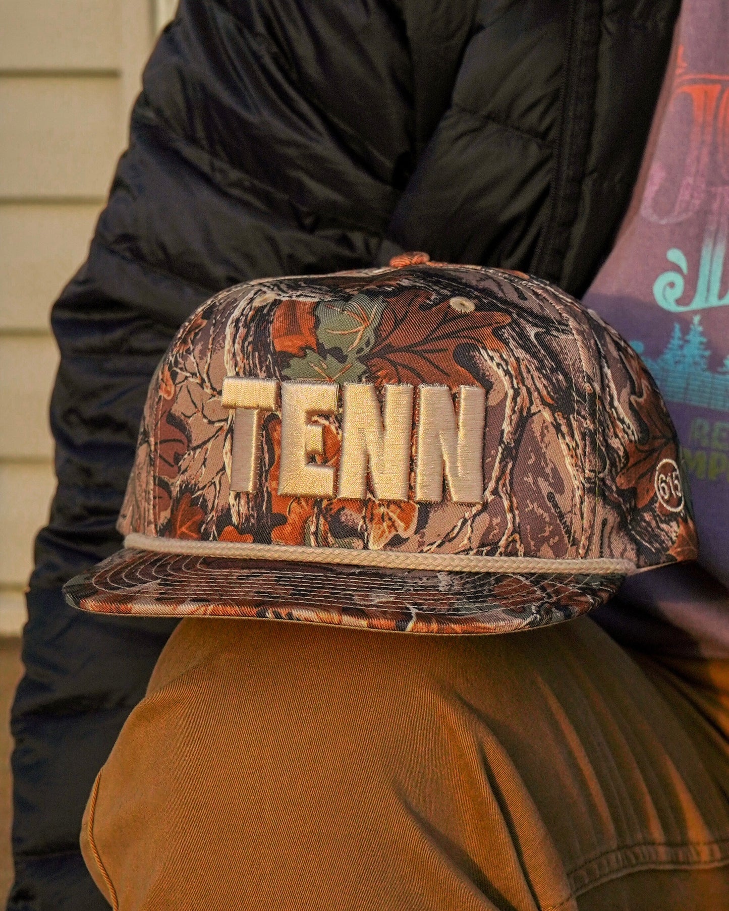 Tenn 3D Gramps Flatbill Cap [Realtree/Khaki]