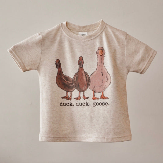 Duck Duck Goose Country Western Toddler Tee [Natural]