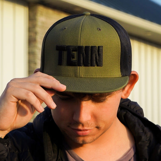 Tenn 3D Flatbill Trucker [Loden/Black]