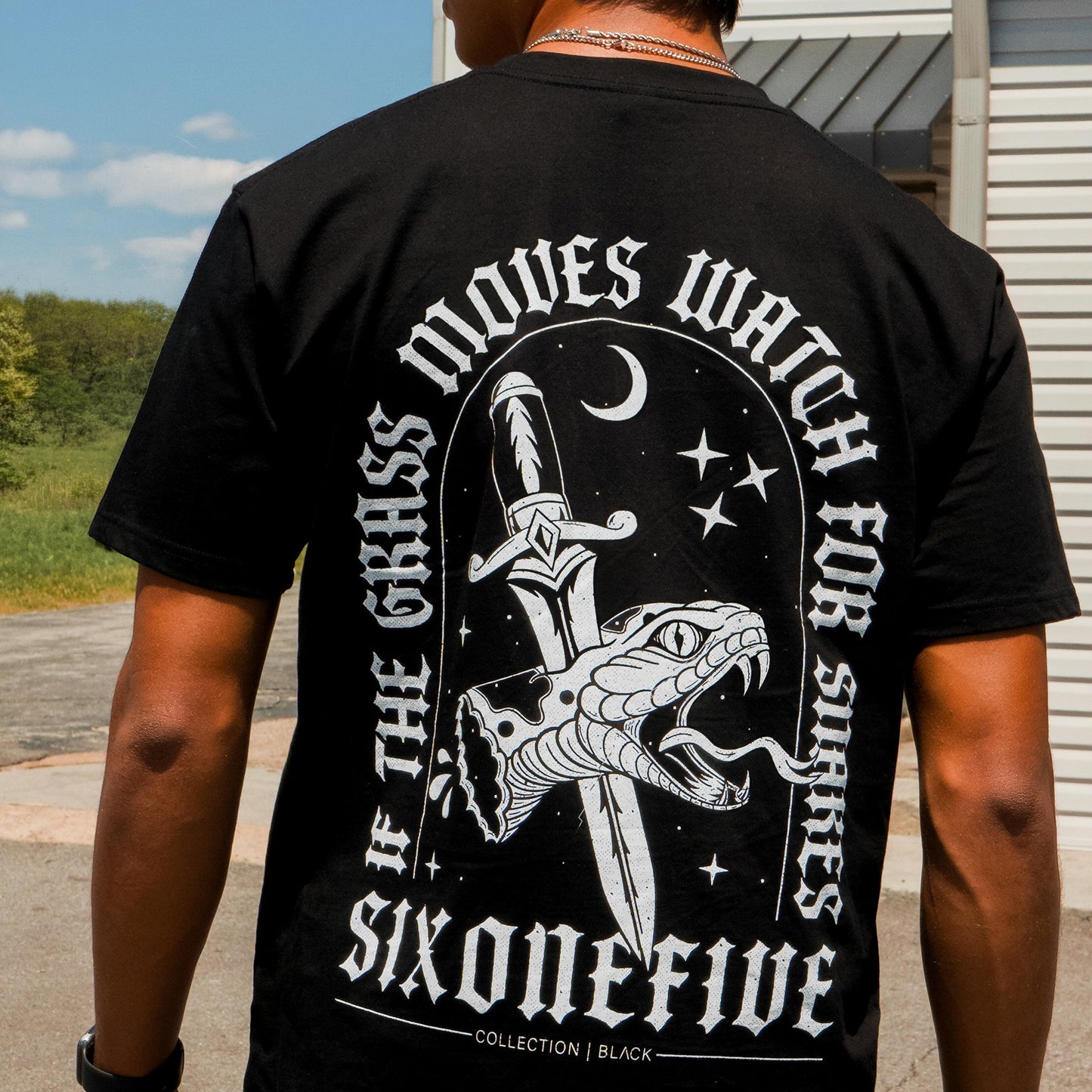 Watch For Snakes Tee | Black Collection