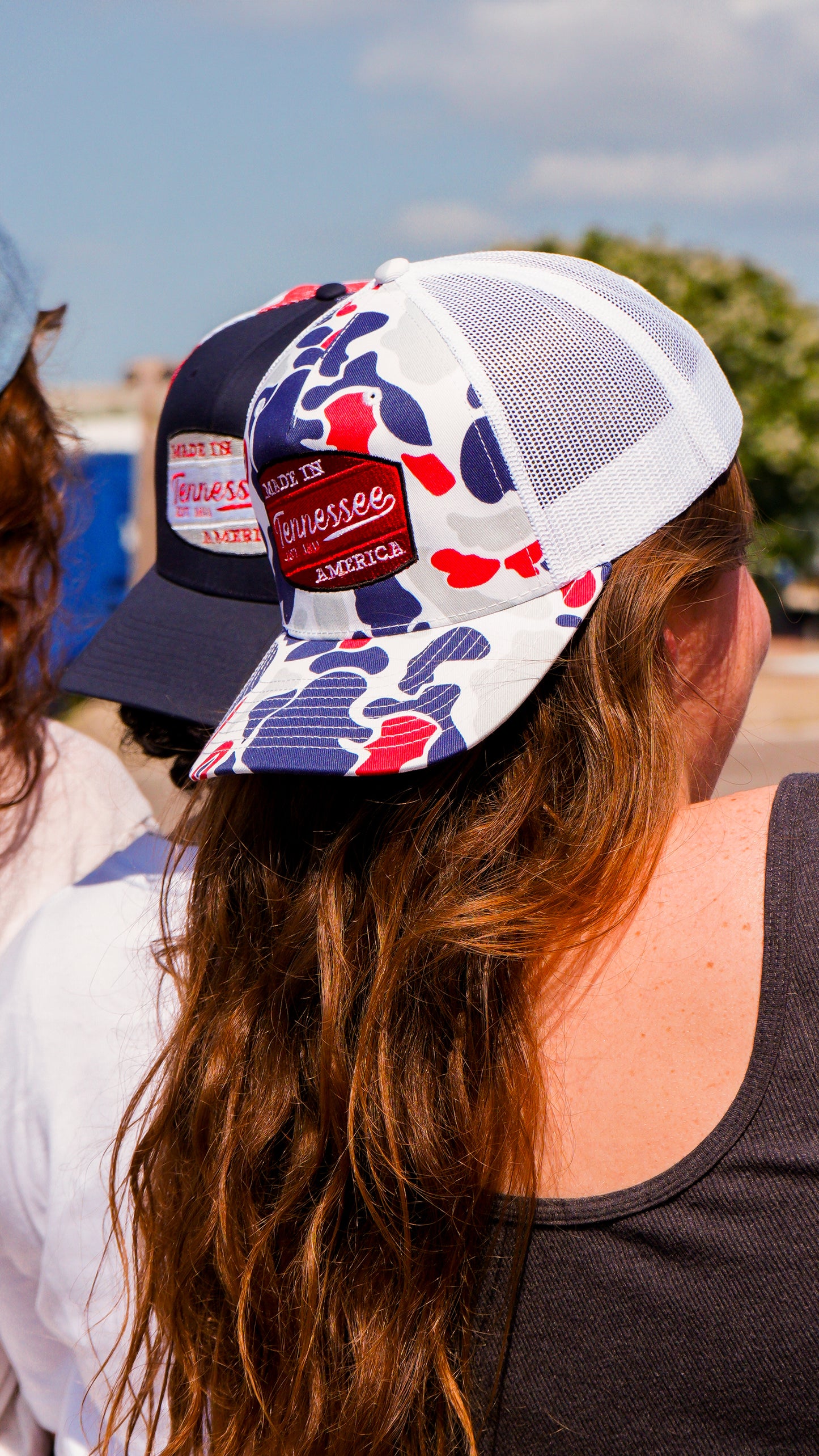 Americana Duck Camo Patch Hat