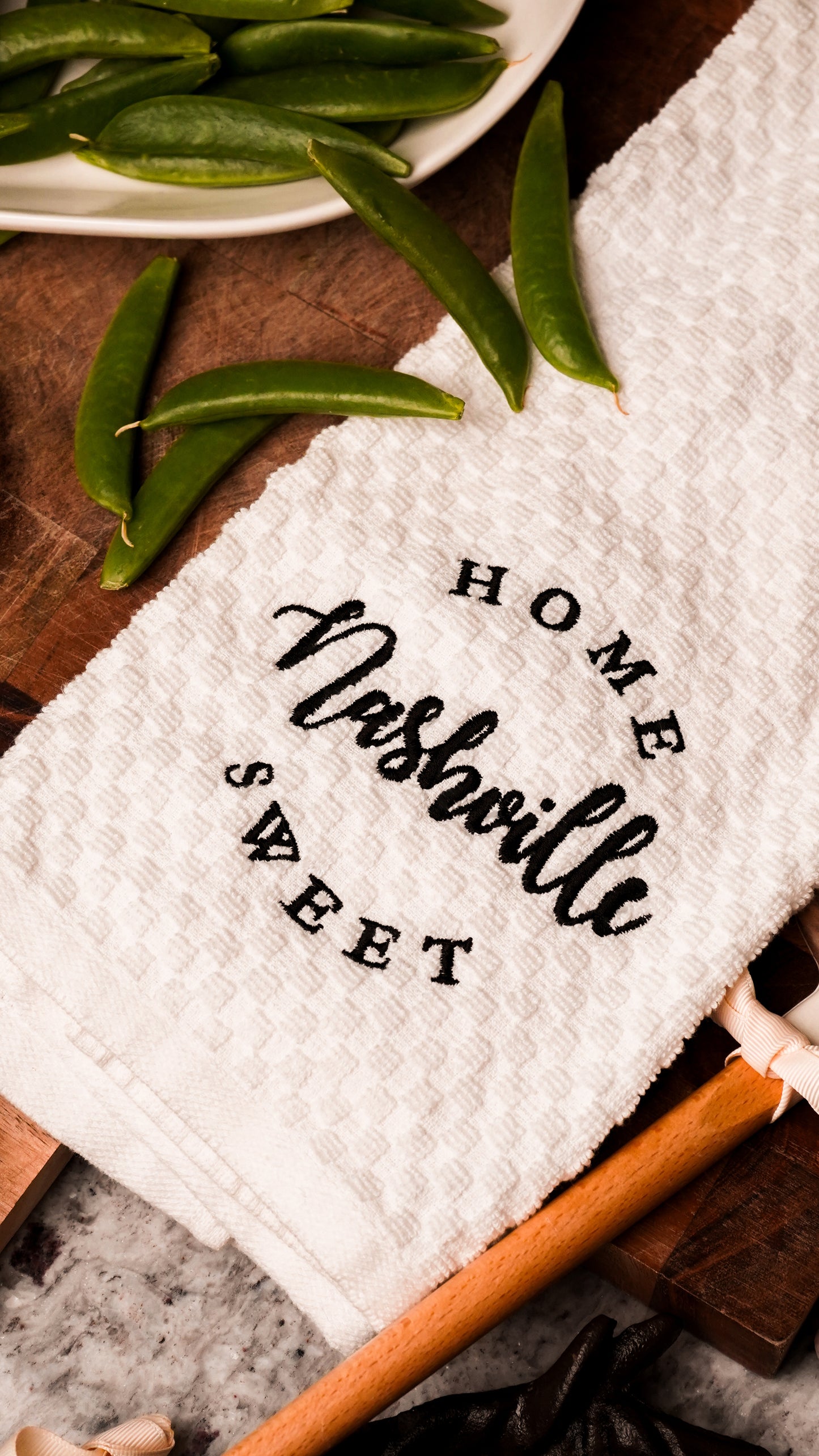 Home Sweet Nashville Tea Towel | Waffle Kitchen Towel