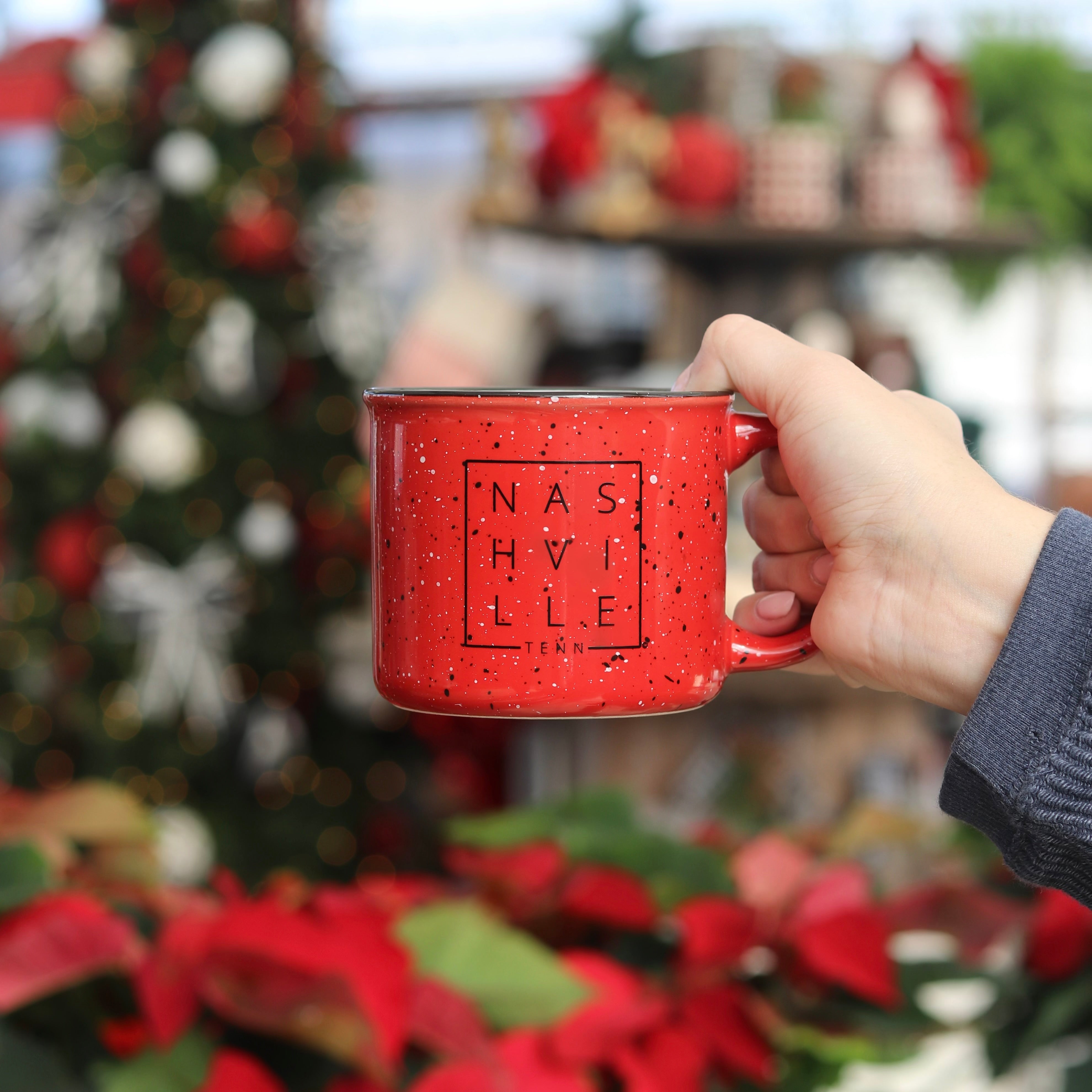 Nashville Square© Campfire Mug [Red] – 615 Collection