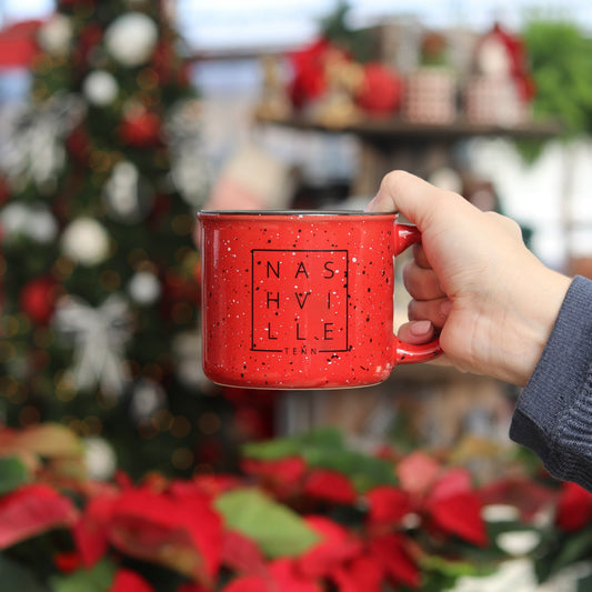 Nashville Square© Campfire Mug [Red]