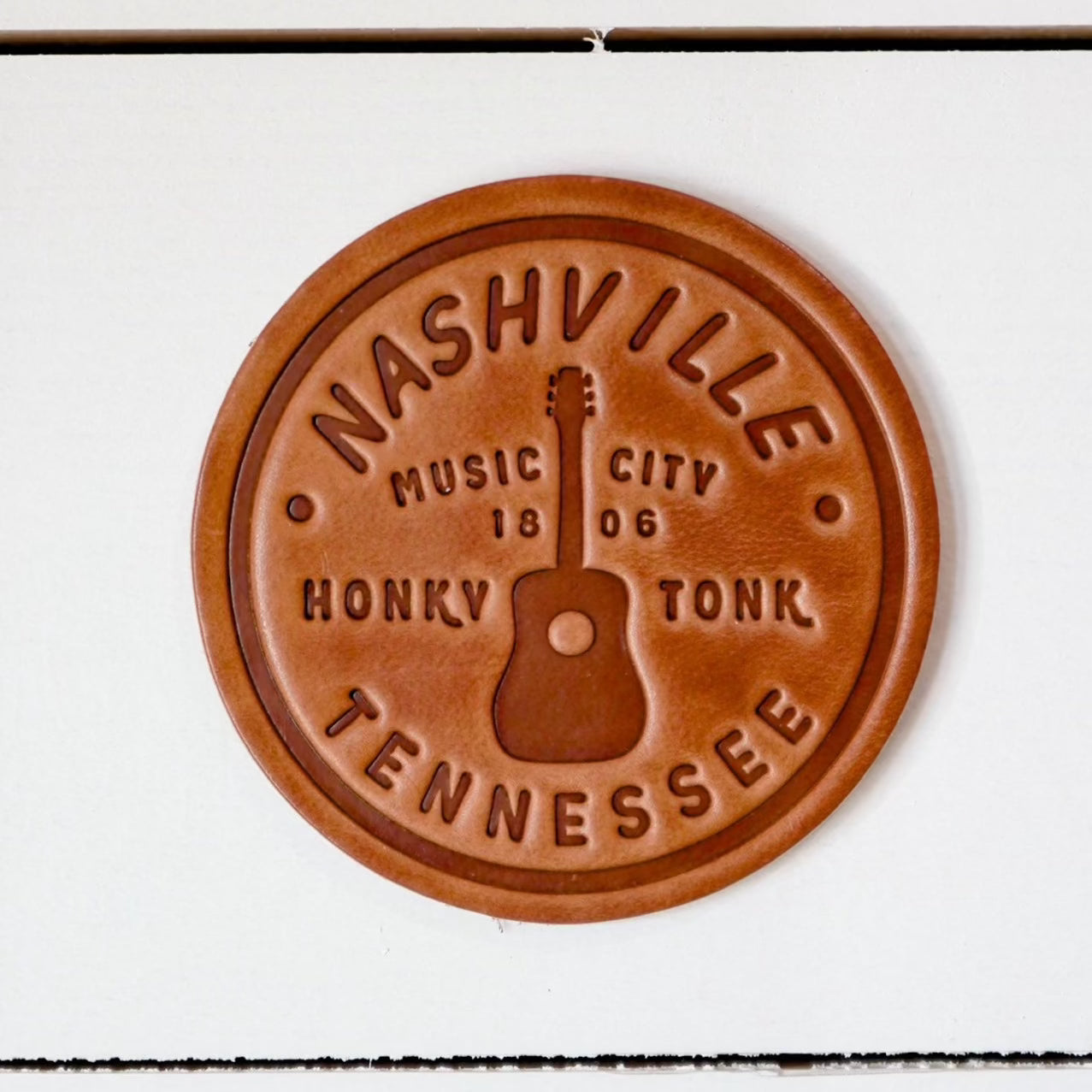 SH Leather Coaster [Nashville]