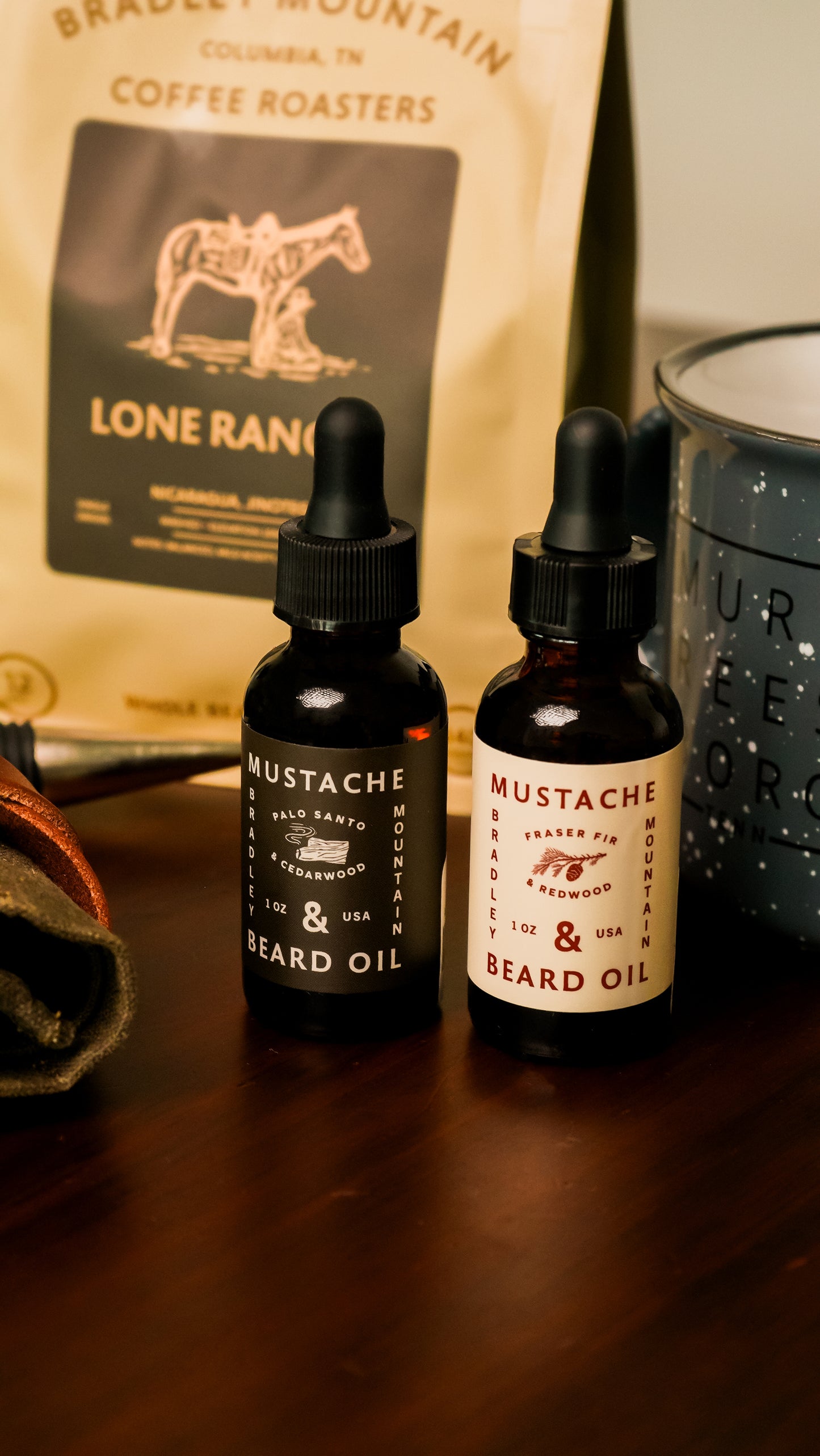 Mustache & Beard Oil [Palo Santo & Cedarwood]