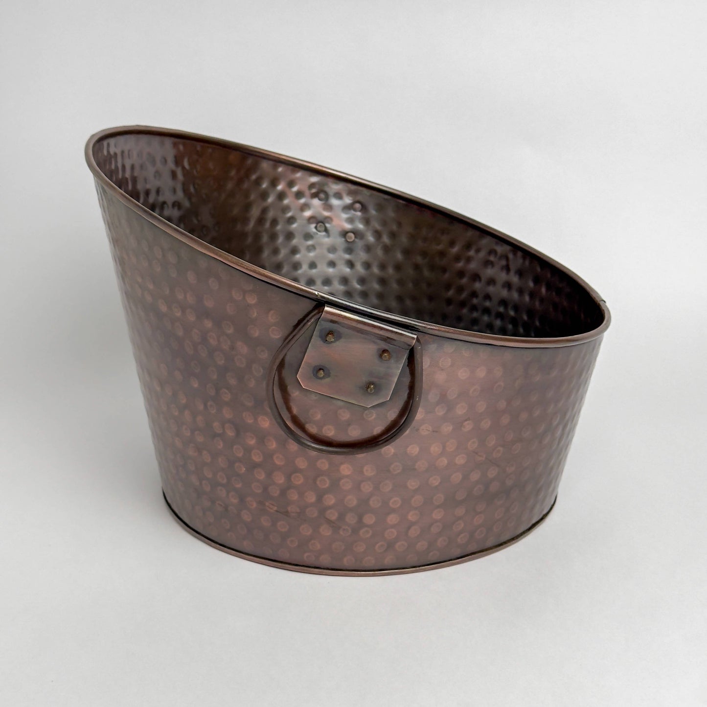 Hammered Aluminum Tapered Ice Tub