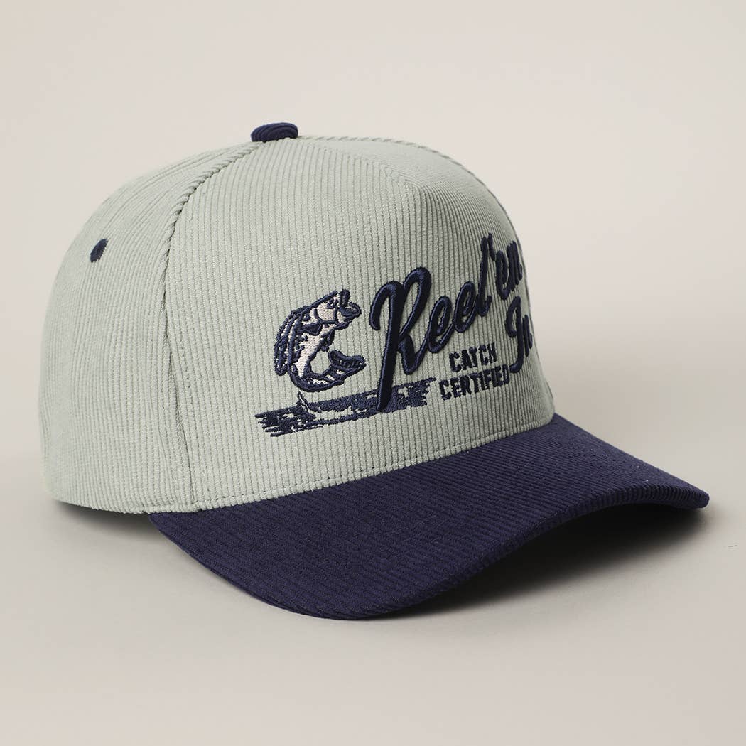 Reel'Em In Trucker Hat [Mint/Navy]