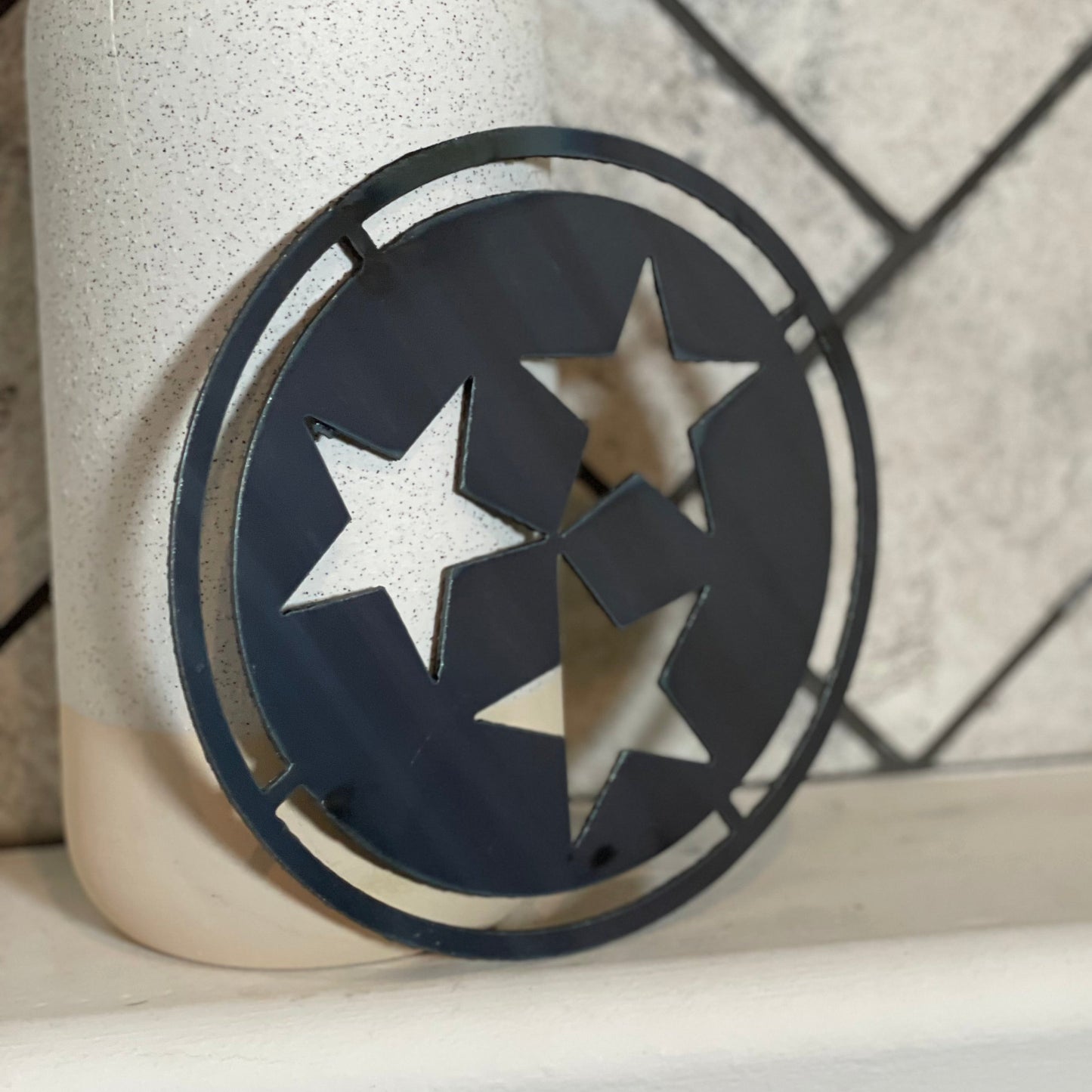 Rustic Tennessee Tristar Metal Wall Art