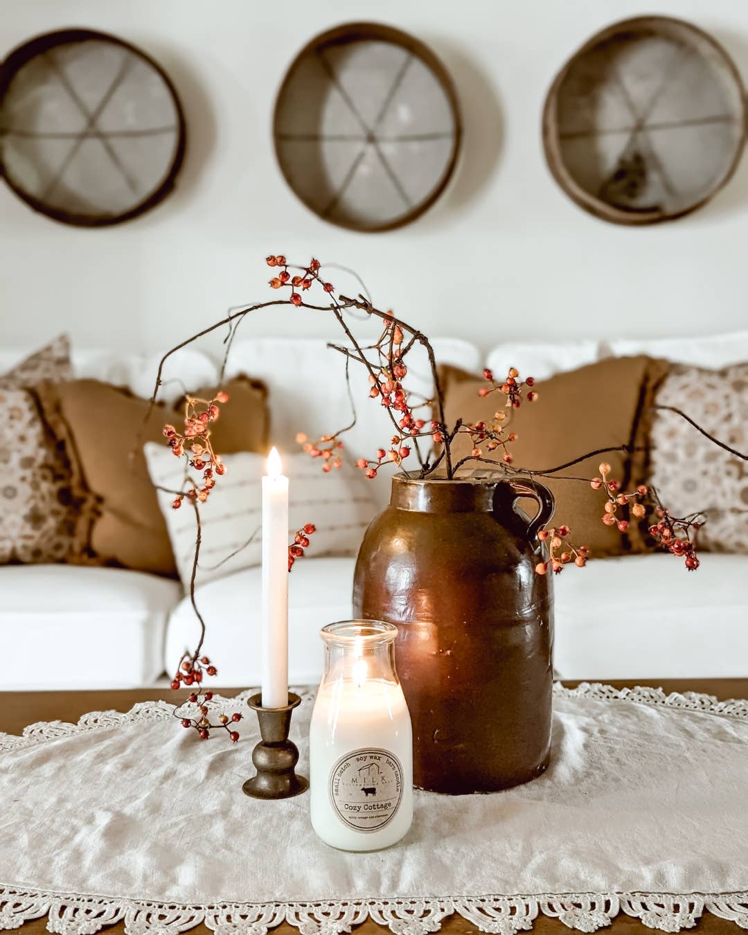 Cozy Cottage | Soy Milk Bottle Candle