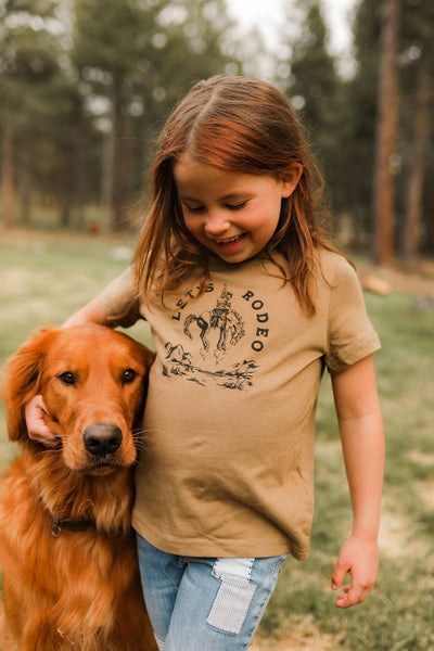 Let's Rodeo Toddler Tee [Coyote Brown]