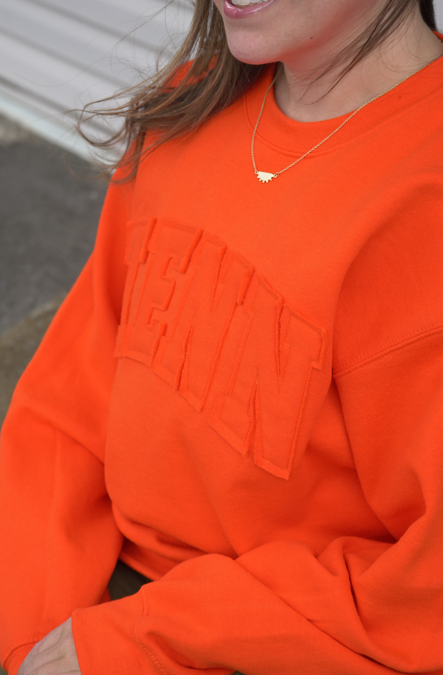 Tenn Vintage Block Comfort Crew [Orange]