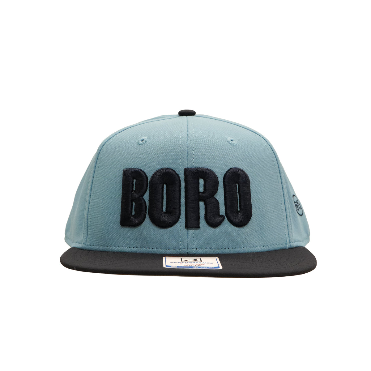 BORO Snapback Hat [Columbia Blue/Navy]