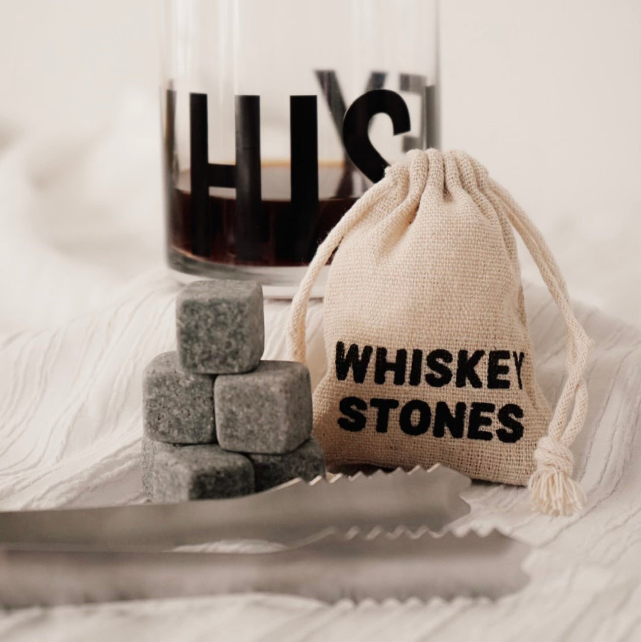 Whiskey Stones Set Gift Book Box