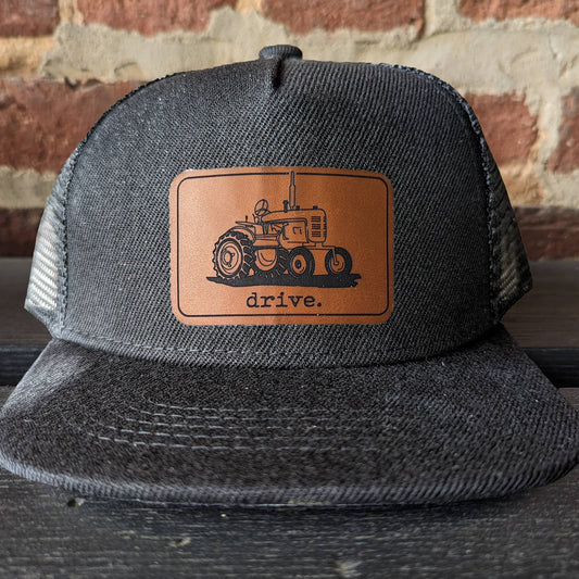 Drive Tractors Kids Trucker Hat [Black]