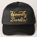 Howdy Darlin' Foamie Trucker [Black]