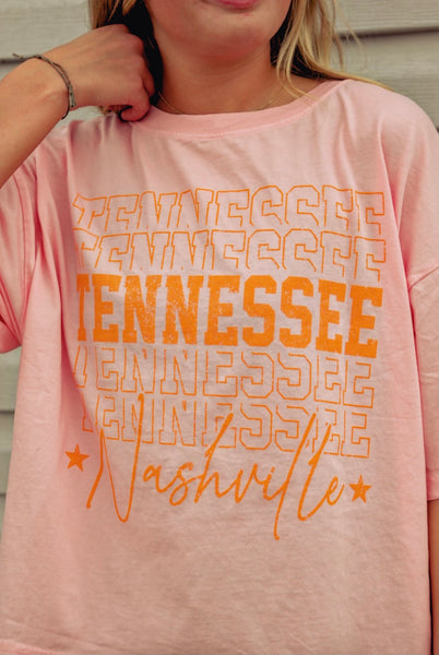 Rustee's Long Crop Tee [Tennessee Nashville Puff]