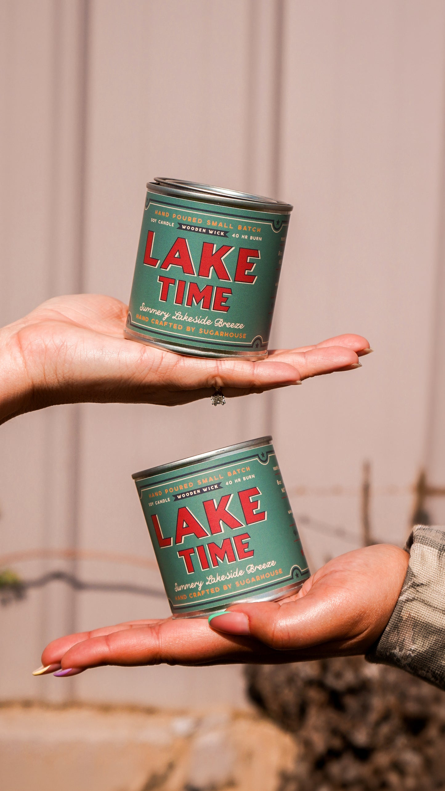 Lake Time Soy Candle | Vintage Paint Can
