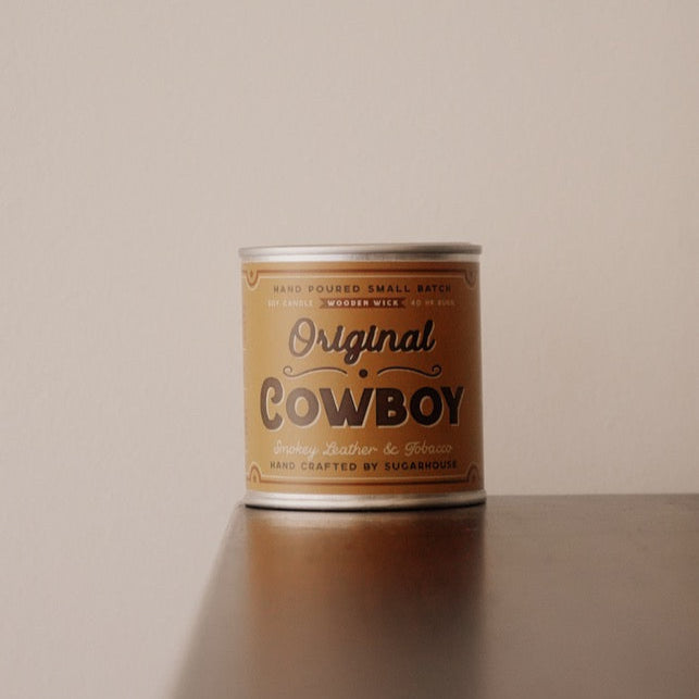 SH Tin Soy Candle [Original Cowboy]