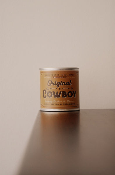 SH Tin Soy Candle [Original Cowboy]