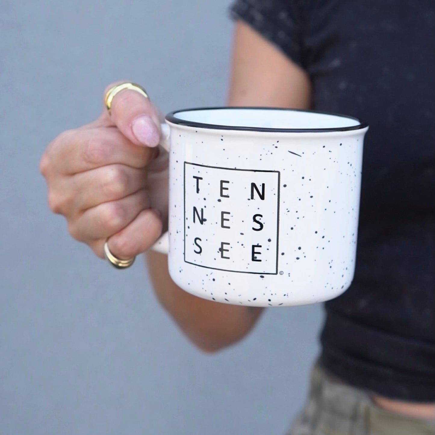 Tennessee Square© Campfire Mug [White]