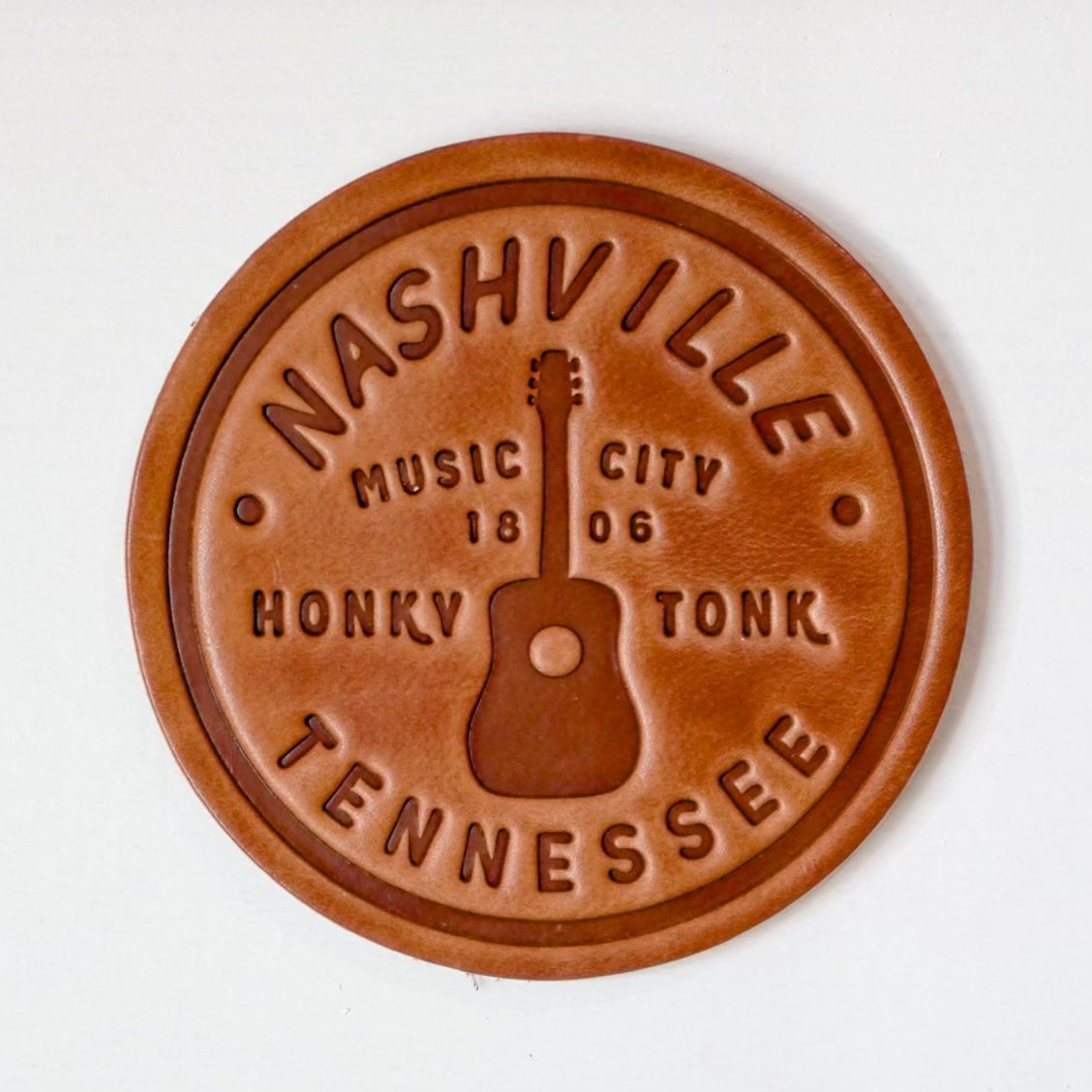 SH Leather Coaster [Nashville]