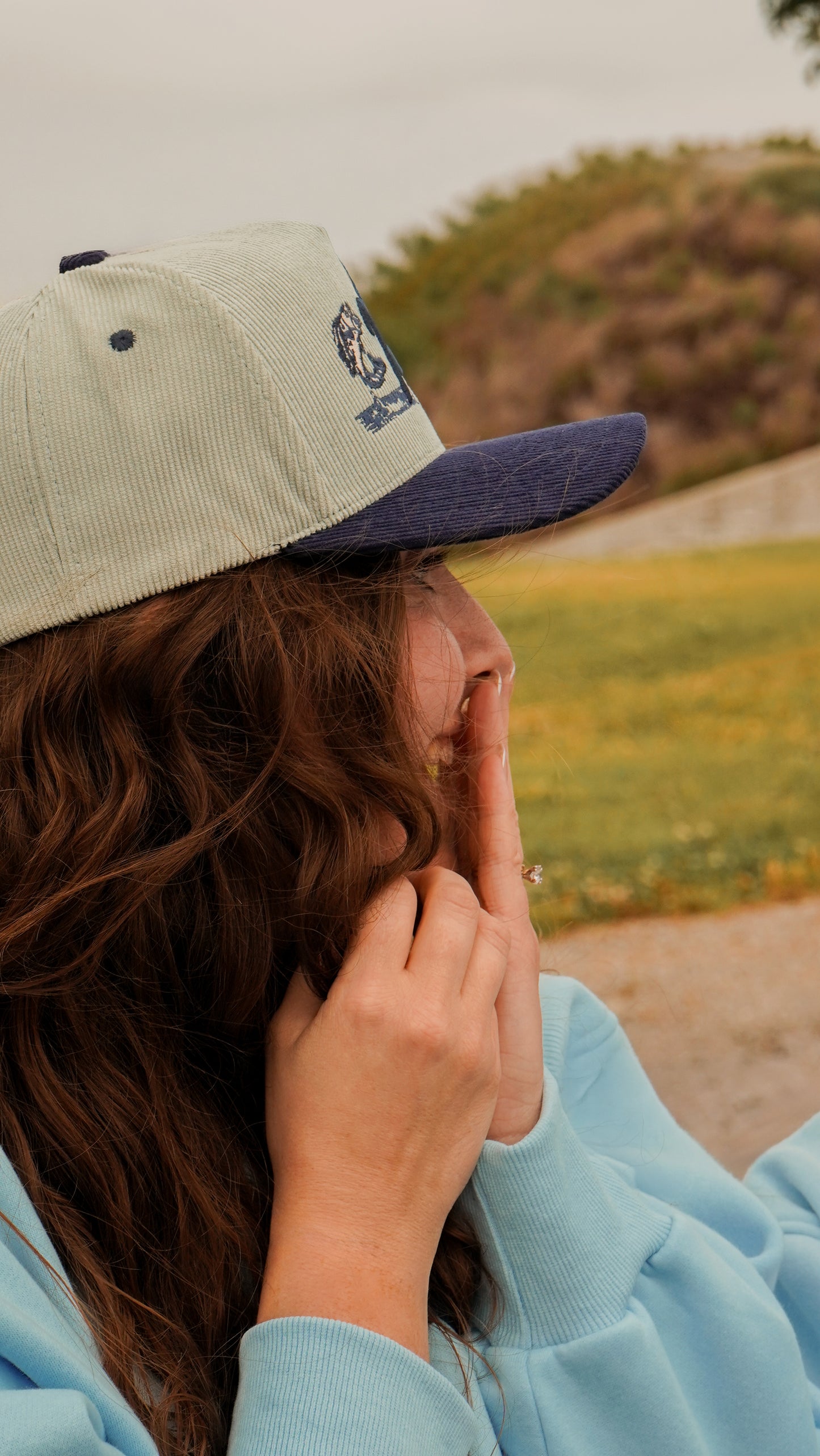 Reel'Em In Trucker Hat [Mint/Navy]