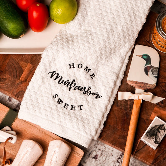 Home Sweet Murfreesboro Tea Towel | Waffle Kitchen Towel