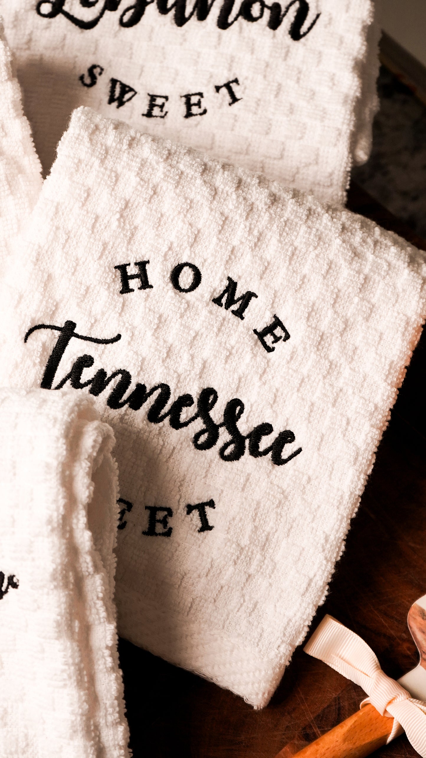 Home Sweet Tennessee Tea Towel | Waffle Kitchen Towel