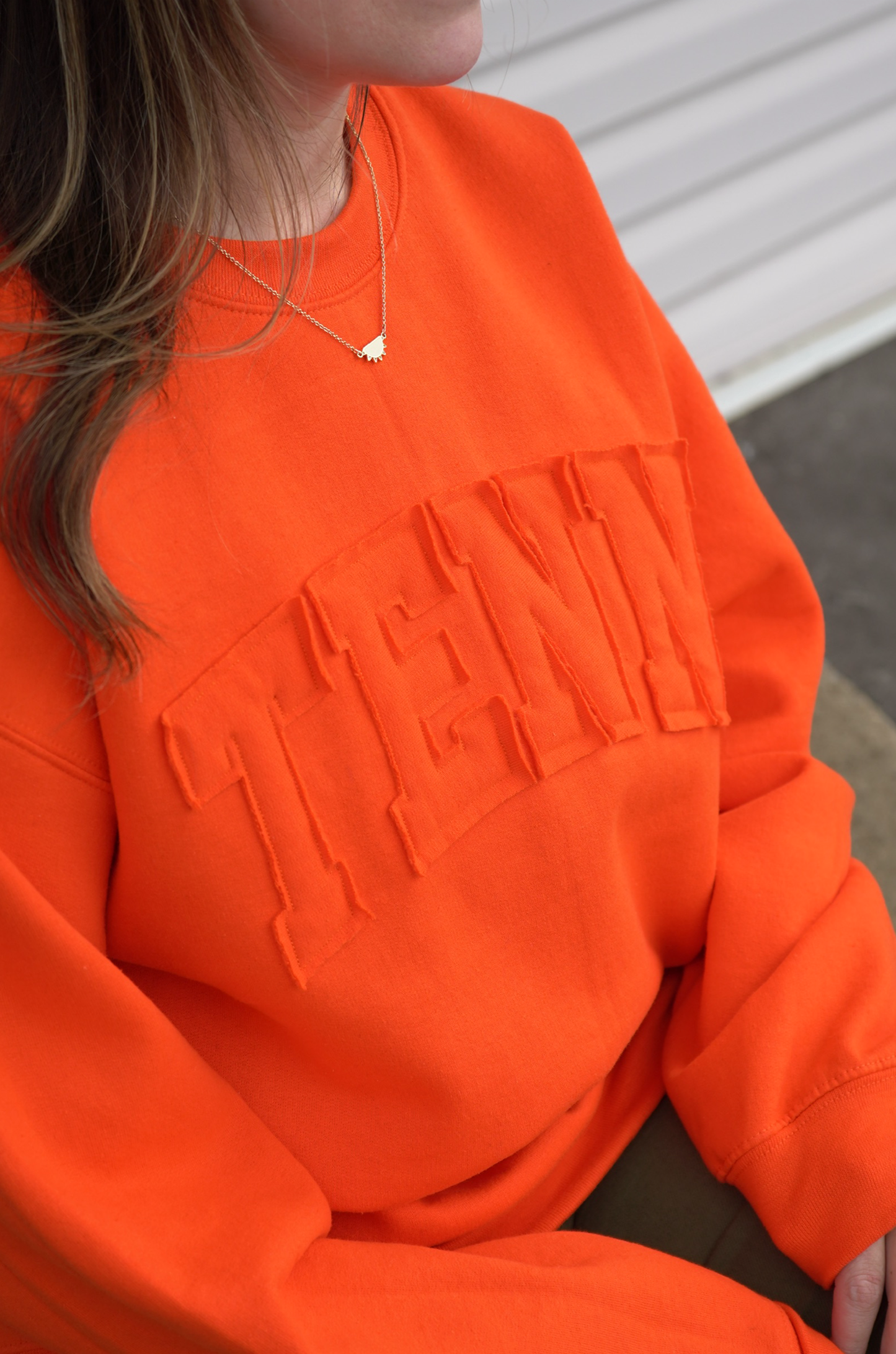 Tenn Vintage Block Comfort Crew [Orange]