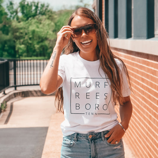 Original Murfreesboro Square© Tee [White]