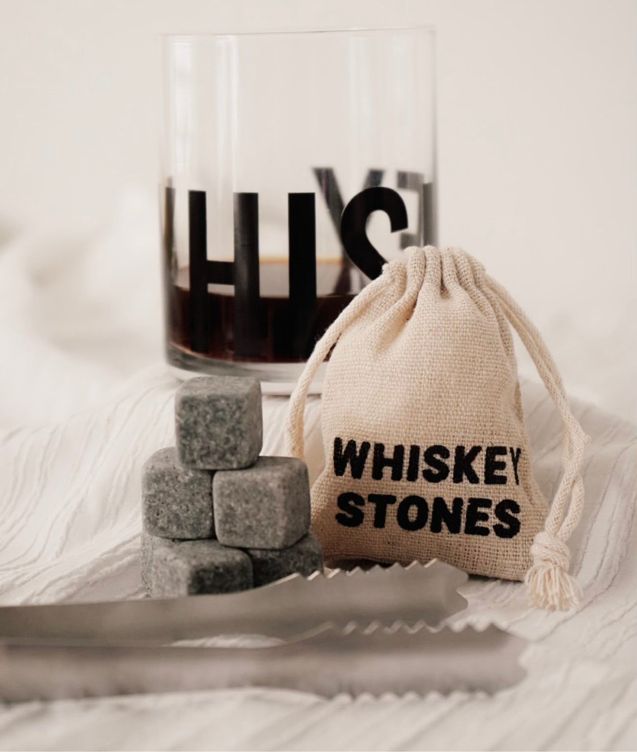 Whiskey Stones Set Gift Book Box