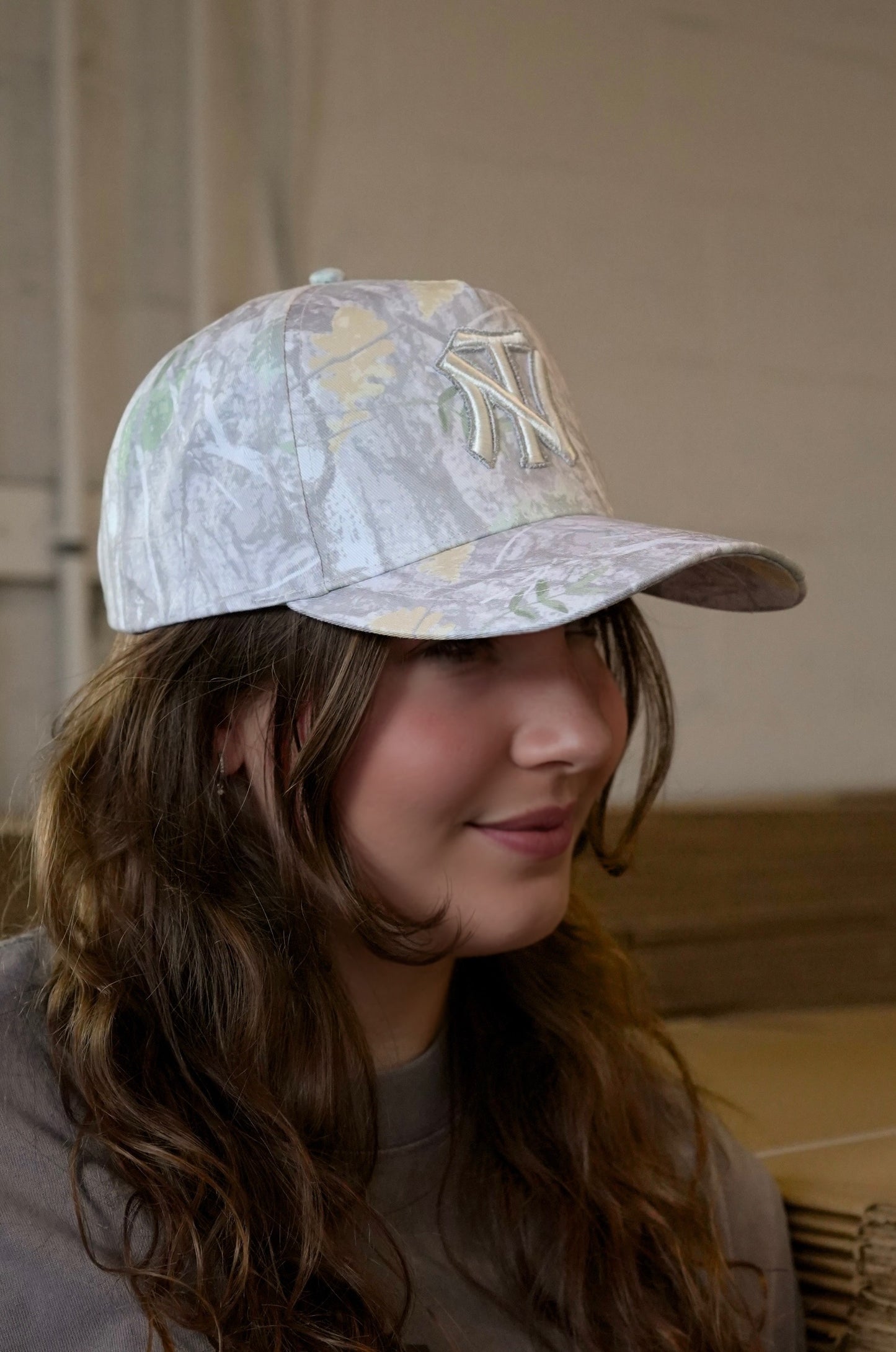 TN Beige Camo Trucker Hat
